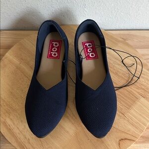 Pop Adeline Womens Round Closed Toe Slip-On Shoe